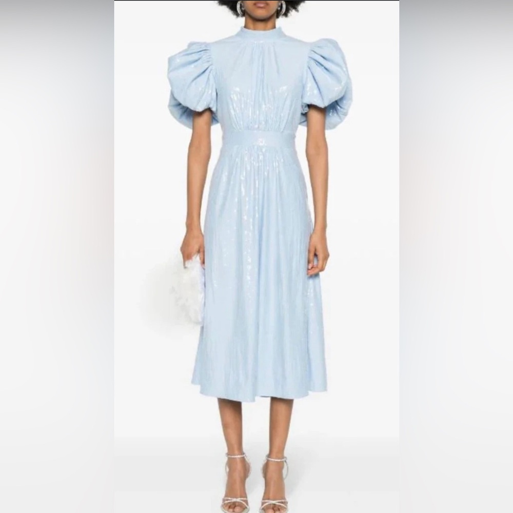 ROTATE BIRGER CHRISTENSEN SEQUIN MIDI DRESS